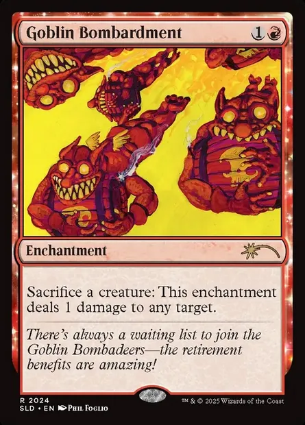 Goblin Bombardment, Magic card SLD 2024 — Secret Lair Drop set