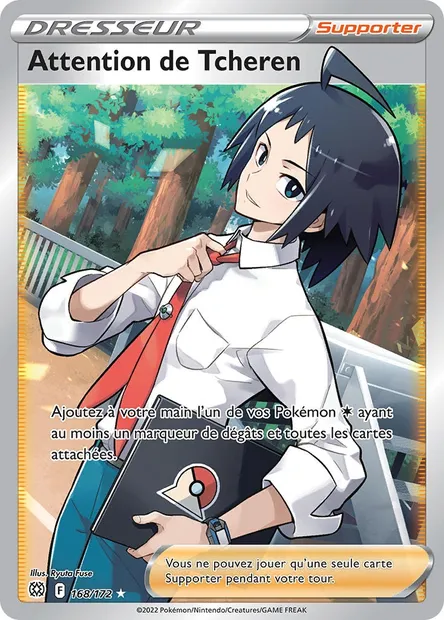 Attention de Tcheren, carte Pokémon BRS 168 — extension Stars Étincelantes