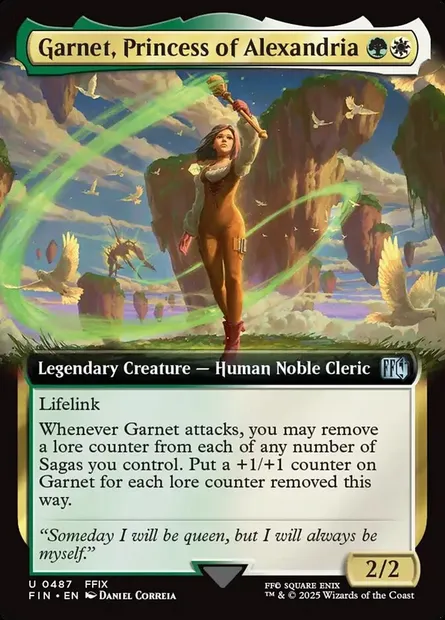 Garnet, Princess of Alexandria, Magic card FIN 487 — Final Fantasy set