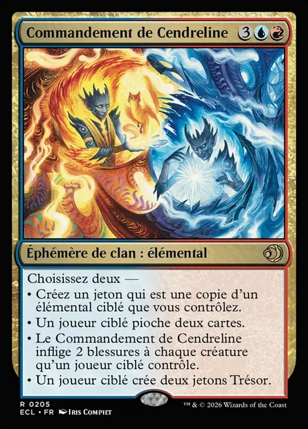 Commandement de Cendreline, carte Magic ECL 205 — extension Lorwyn Eclipsed