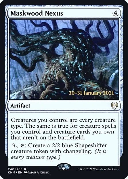 Maskwood Nexus, Magic card PKHM 240s — Kaldheim Promos set