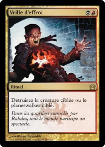 Vrille d'effroi, carte Magic RTR 157 — extension Retour à Ravnica
