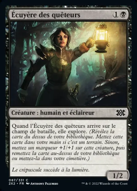 Écuyère des quêteurs, carte Magic 2X2 87 — extension Double Masters 2022