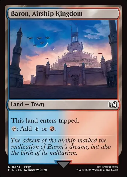 Baron, Airship Kingdom, Magic card FIN 273 — Final Fantasy set
