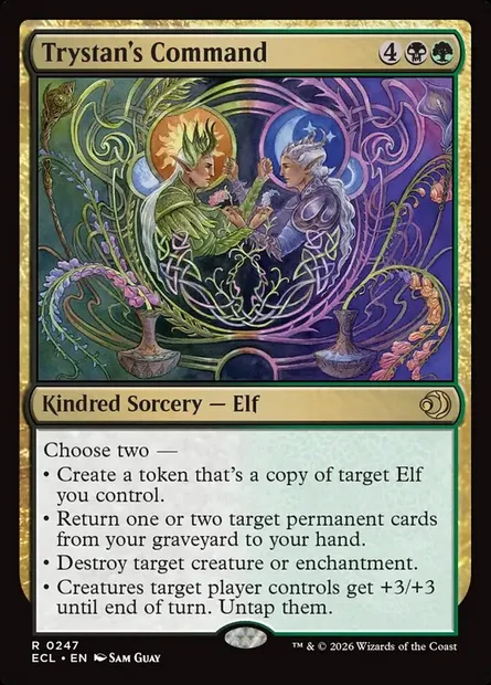 Trystan's Command, Magic card ECL 247 — Lorwyn Eclipsed set