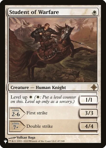 Étudiante de la guerre, carte Magic PLST ROE-47 — extension The List