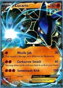 Lucario ex, Pokémon card WCD15 054 — World Championship Decks 2015 set