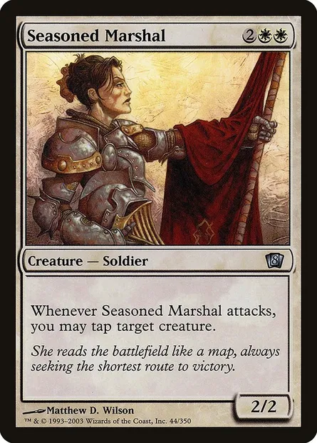 Seasoned Marshal, Magic card 8ED 44★ — Eighth Edition set