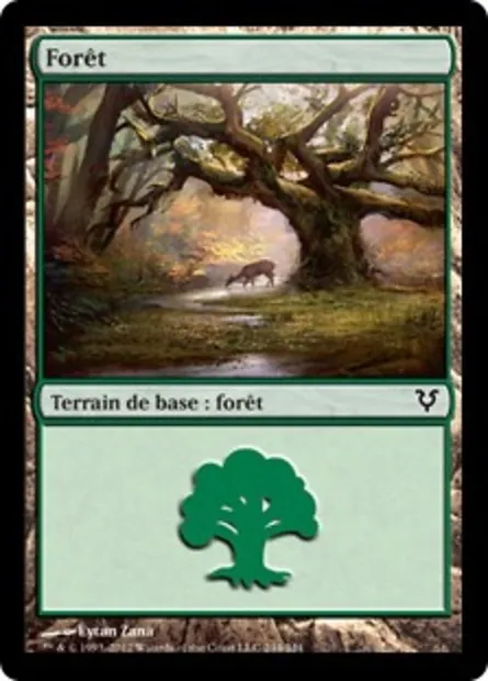 Forêt, carte Magic AVR 244 — extension Avacyn ressuscitée