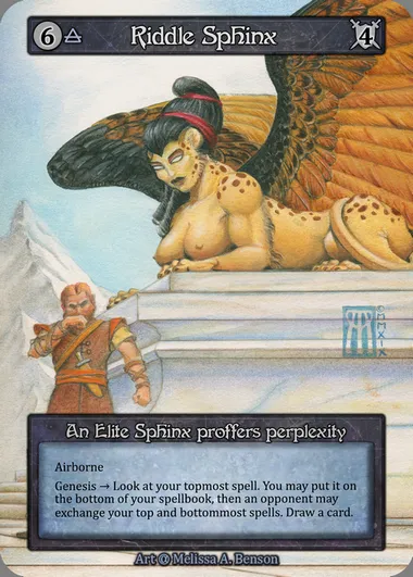 Riddle Sphinx, carte Sorcery ALP 135 — extension Alpha
