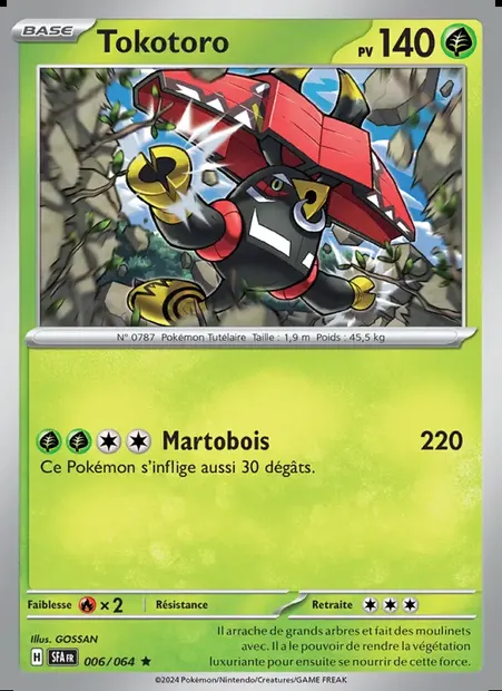 Tokotoro, carte Pokémon SFA 006 — extension Fable Nébuleuse