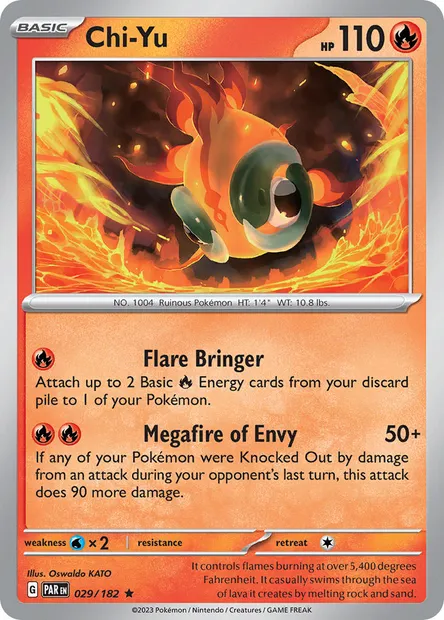 Chi-Yu, Pokémon card PAR 029 — Paradox Rift set