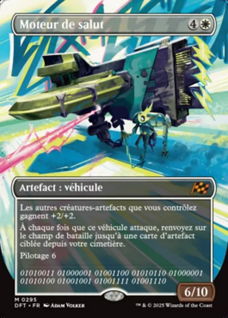 Moteur de salut, carte Magic DFT 295 — extension Aetherdrift