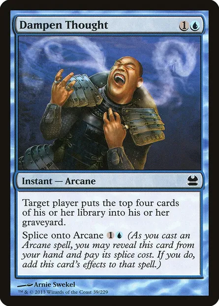 Pensée découragée, carte Magic MMA 39 — extension Modern Masters