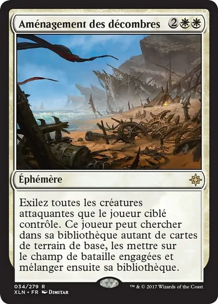 Aménagement des décombres, carte Magic XLN 34 — extension Ixalan
