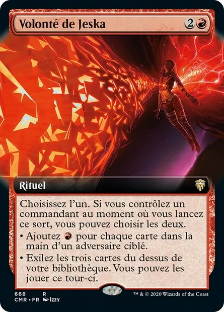 Volonté de Jeska, carte Magic CMR 668 — extension Commander Legends