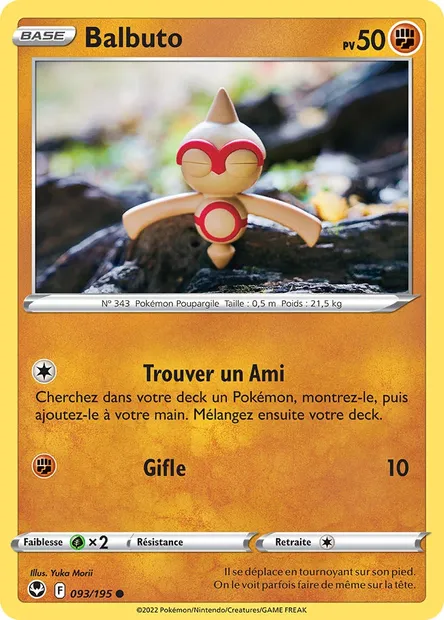 Balbuto, carte Pokémon SIT 093 — extension Tempête Argentée