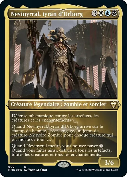 Nevinyrral, tyran d'Urborg, carte Magic CMR 607 — extension Commander Legends