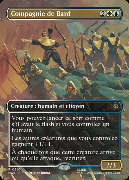 Compagnie de Bard, carte Magic HOB 210 — extension The Hobbit