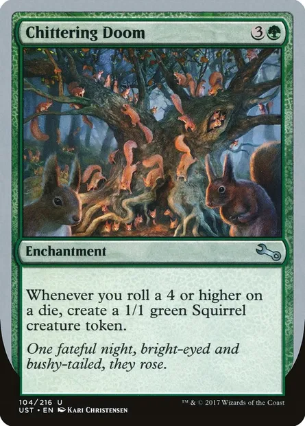 Chittering Doom, Magic card UST 104 — Unstable set