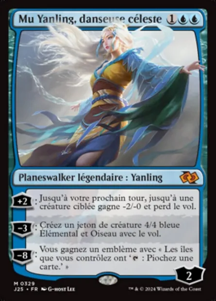 Mu Yanling, danseuse céleste, carte Magic J25 329 — extension Foundations Jumpstart
