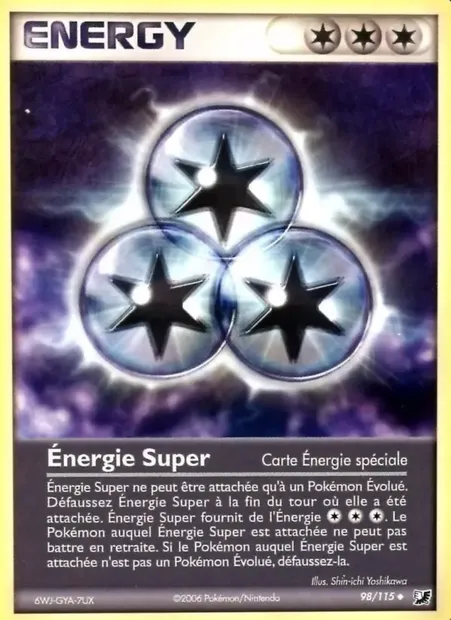 Énergie Super, carte Pokémon UF 98 — extension EX Forces Cachées