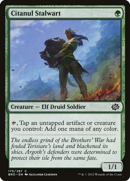 Citanul Stalwart, Magic card BRO 175 — The Brothers' War set