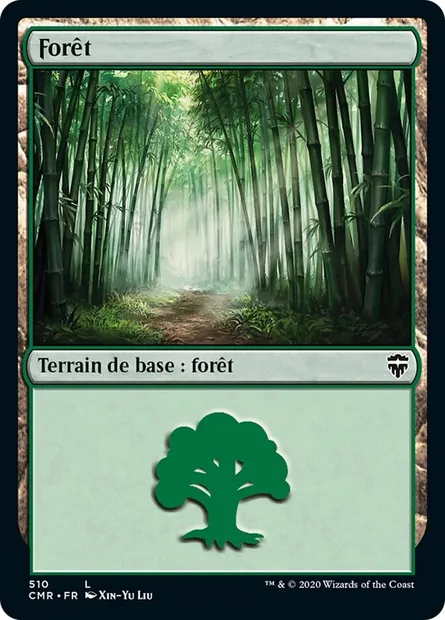 Forêt, carte Magic CMR 510 — extension Commander Legends