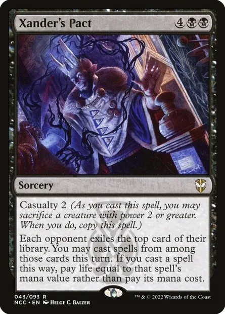 Xander's Pact, Magic card NCC 43 — New Capenna Commander set