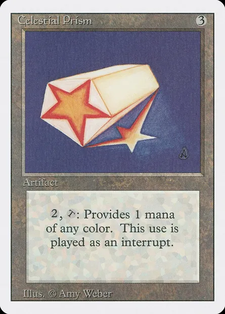 Prisme céleste, carte Magic 3ED 239 — extension Revised Edition