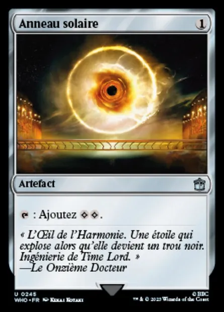 Anneau solaire, carte Magic WHO 245 — extension Doctor Who