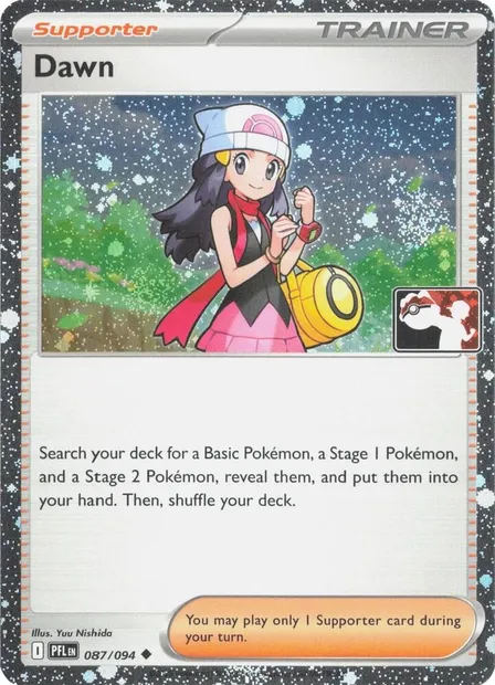 Dawn, Pokémon card PPS 087-4 — Play! Pokémon Prize Pack Series set