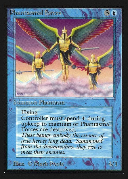 Forces phantasmatiques, carte Magic CEI 68 — extension Intl. Collectors' Edition