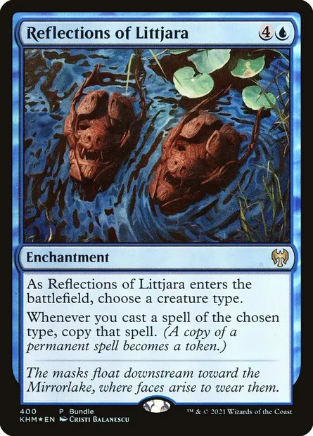 Reflets de Littjara, carte Magic KHM 400 — extension Kaldheim