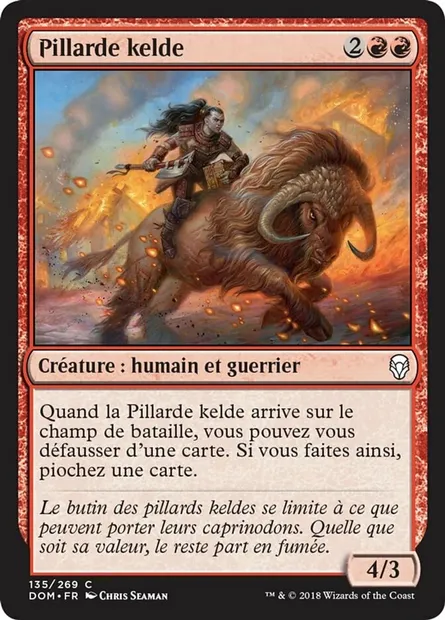 Pillarde kelde, carte Magic DOM 135 — extension Dominaria