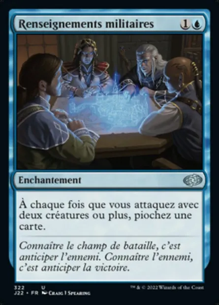 Renseignements militaires, carte Magic J22 322 — extension Jumpstart 2022