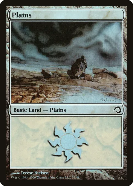 Plains, Magic card H09 37 — Premium Deck Series: Slivers set