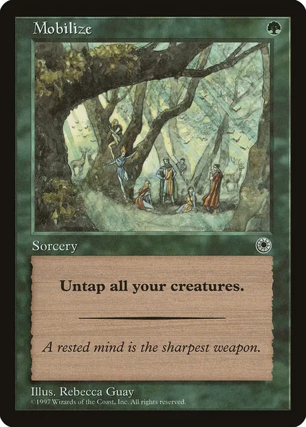 Mobilize, Magic card POR 172 — Portal set