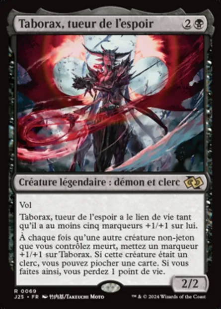 Taborax, tueur de l'espoir, carte Magic J25 69 — extension Foundations Jumpstart
