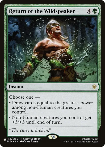 Return of the Wildspeaker, Magic card PLST ELD-172 — The List set