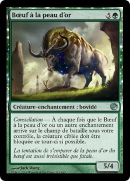 Bœuf à la peau d'or, carte Magic JOU 125 — extension Incursion dans Nyx