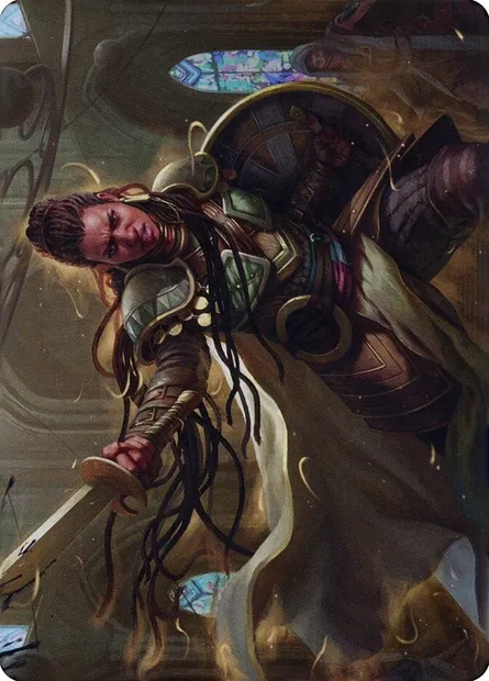 Shanna, Purifying Blade // Shanna, Purifying Blade, carte Magic ADMU 55 — extension Dominaria United Art Series
