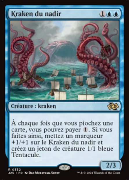 Kraken du nadir, carte Magic J25 332 — extension Foundations Jumpstart