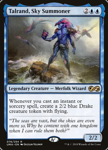 Talrand, Sky Summoner, Magic card UMA 76 — Ultimate Masters set
