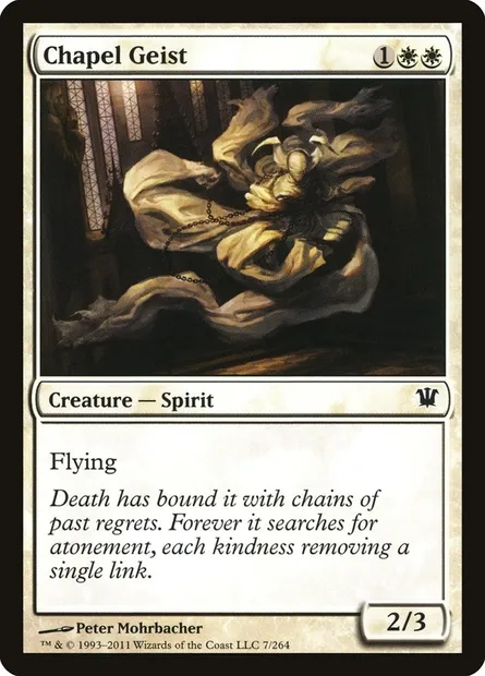 Chapel Geist, Magic card ISD 7 — Innistrad set