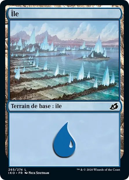 Île, carte Magic IKO 265 — extension Ikoria: Lair of Behemoths