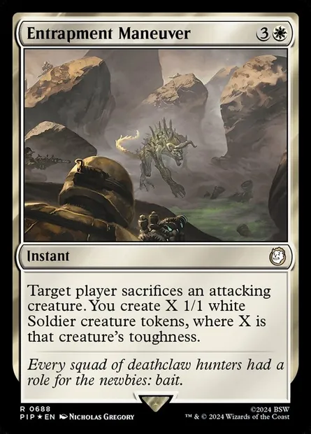 Entrapment Maneuver, Magic card PIP 688 — Fallout set
