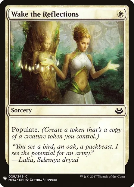 Wake the Reflections, Magic card PLST MM3-28 — The List set