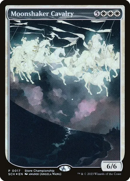 Moonshaker Cavalry, Magic card SCH 17 — Store Championships set
