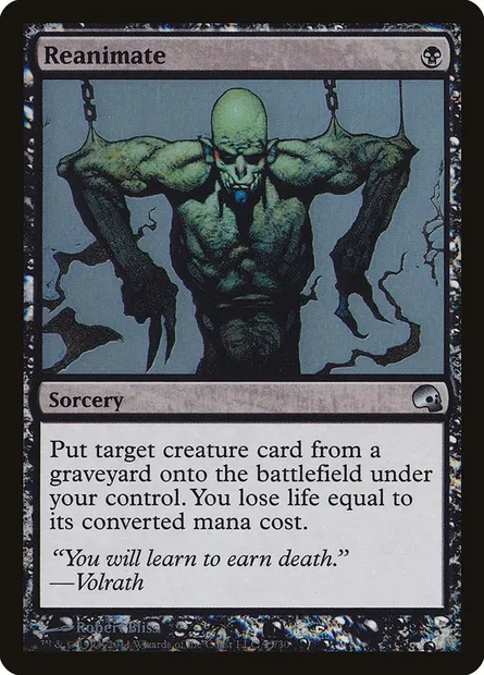 Reanimate, Magic card PD3 15 — Premium Deck Series: Graveborn set